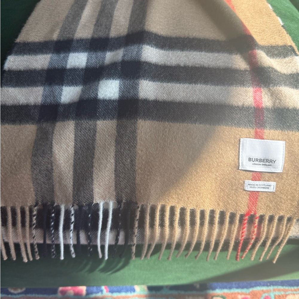 Authentic Burberry Checkered Scarf